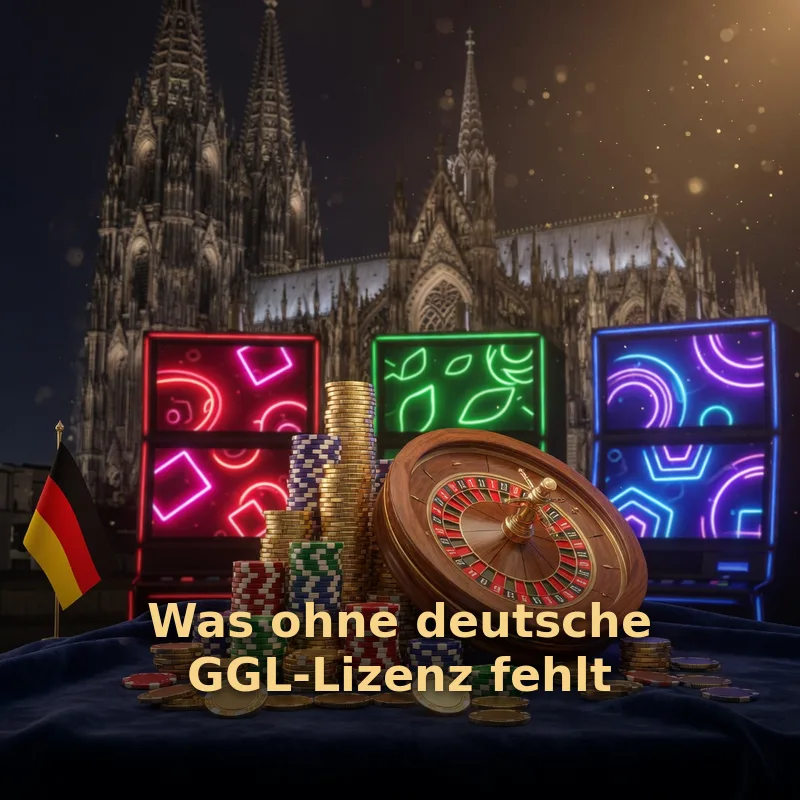 Moderne Casino-Halle in warmem Goldlicht